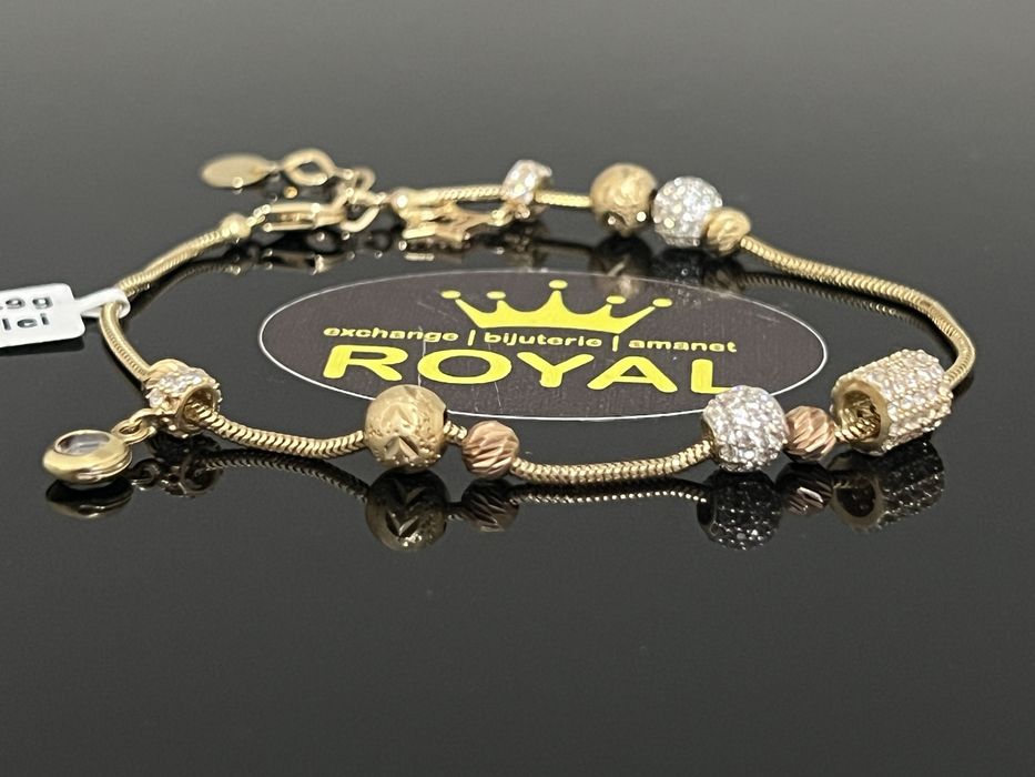 Bijuteria Royal CB : Bratara dama aur 14k 585  6,39 gr
