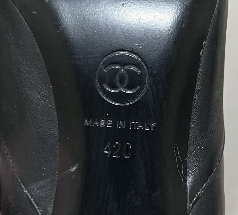 Классические кожаные ботильоны Chanel