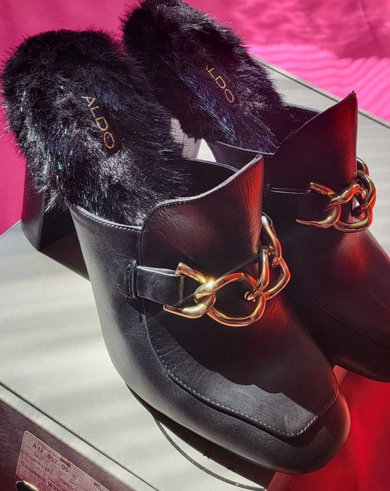 Маркови есенни чехли Aldo,естествена кожа