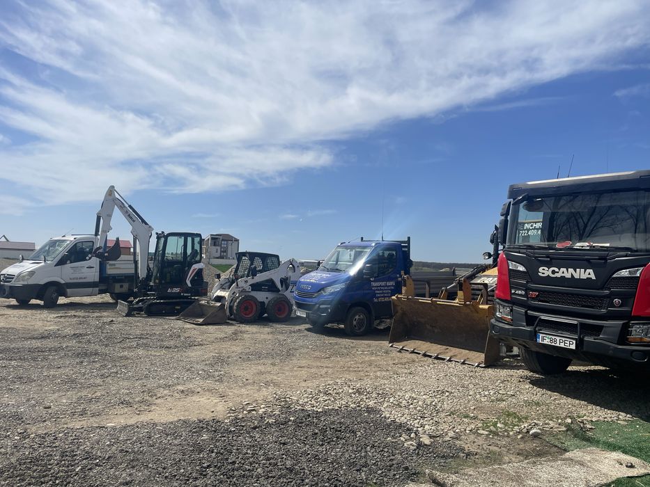 Inchiriez miniexcavator si buldoexcavator cu picon