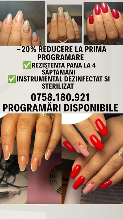 Unghii cu gel si oja semipermanenta