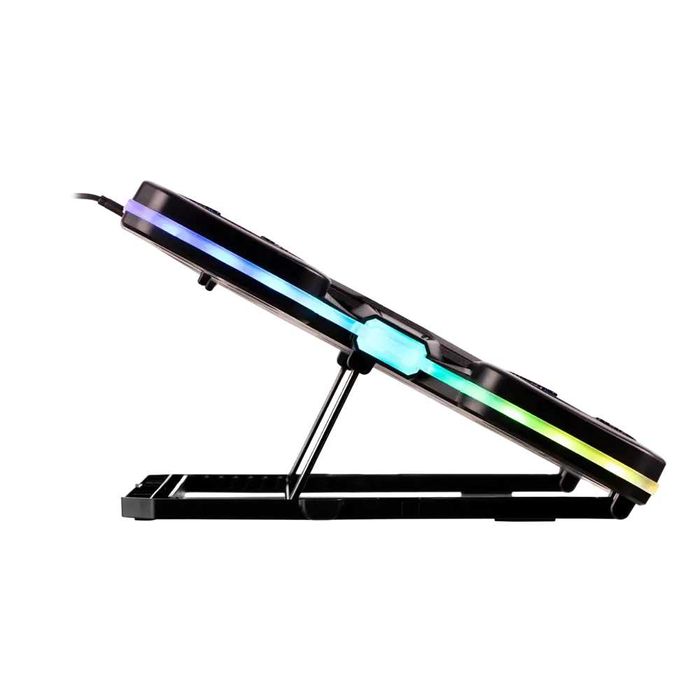 }Подставка для ноутбука 2E GAMING CPG-011, до 17.3", RGB, чёрный