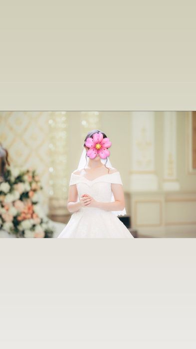 Шикарное свадебное платье