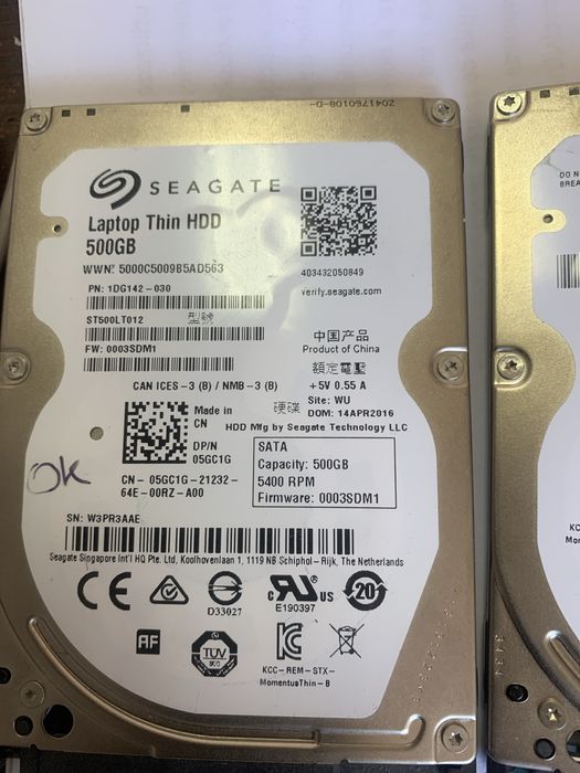 Hard laptop 500 gb