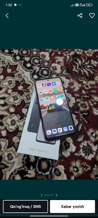 redmi note 12 kafolati bilan