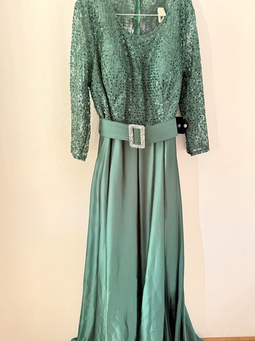 Rochie de ocazie  verde smarald