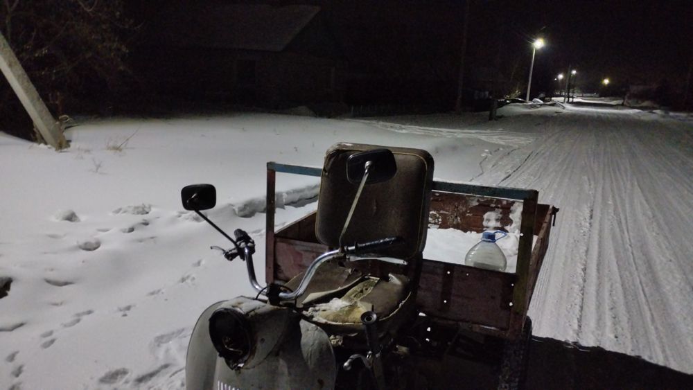 Муровей с двигателем от мотоблока