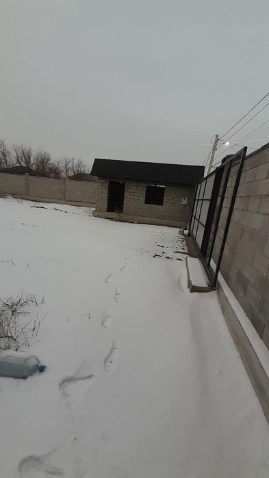 Участок огорожденный