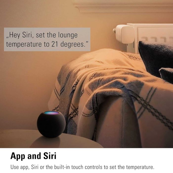 Смарт термоглава Eve с дисплей НОВ Eve Thermo Apple Home Не разпечатан