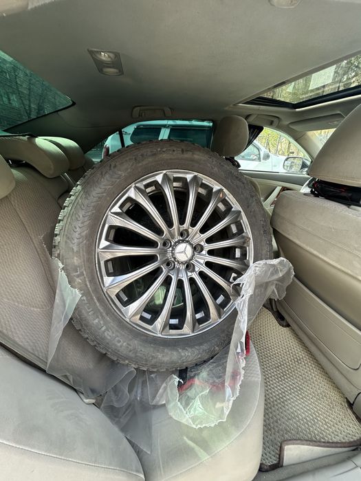 Титановый диск, с шинами.