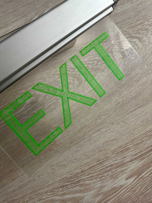 Аварийни осветителни тела / Табели EXIT - 2 броя
