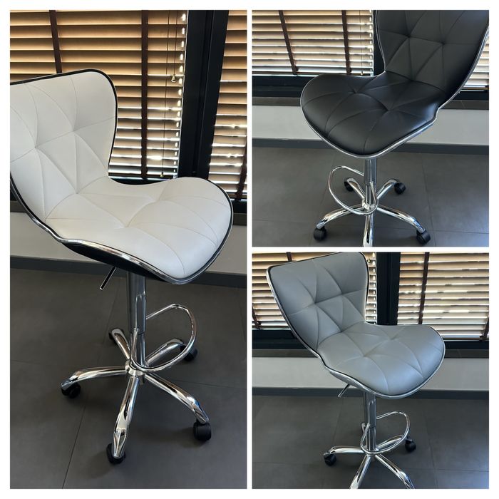 Бар стол на колелца Brooklyn +24м гаранция и безплатна доставка