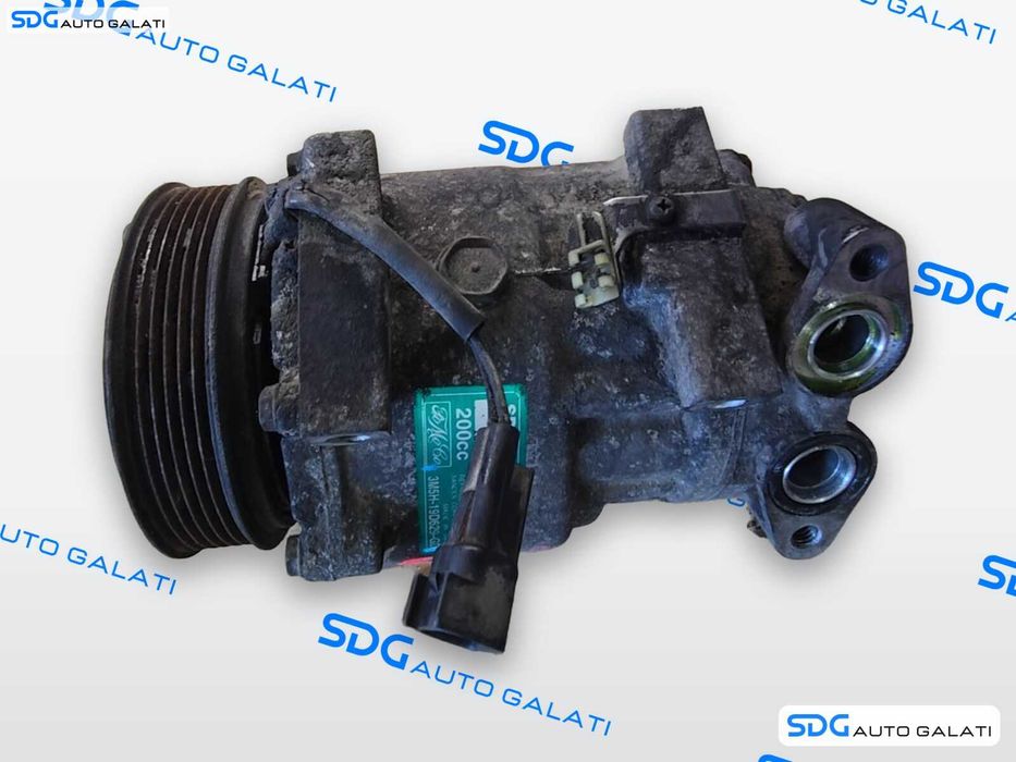 Compresor AC Aer Conditionat Clima Ford C-Max 1.6 TDCI G8DA G8DB HHDA HHDB 2003 - 2007 Cod 3M5H-19D629-GD SD7V16 [LN0923]
