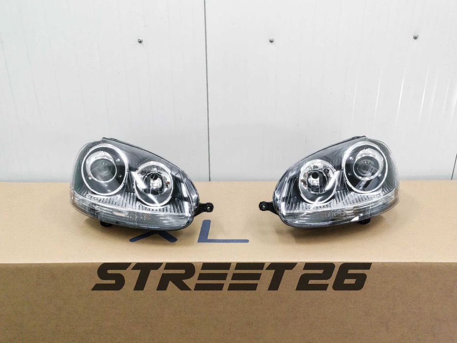 Faruri VW Golf 5 V MK5 (2003-2007) Jetta (2005-2011) R32 Design Crom