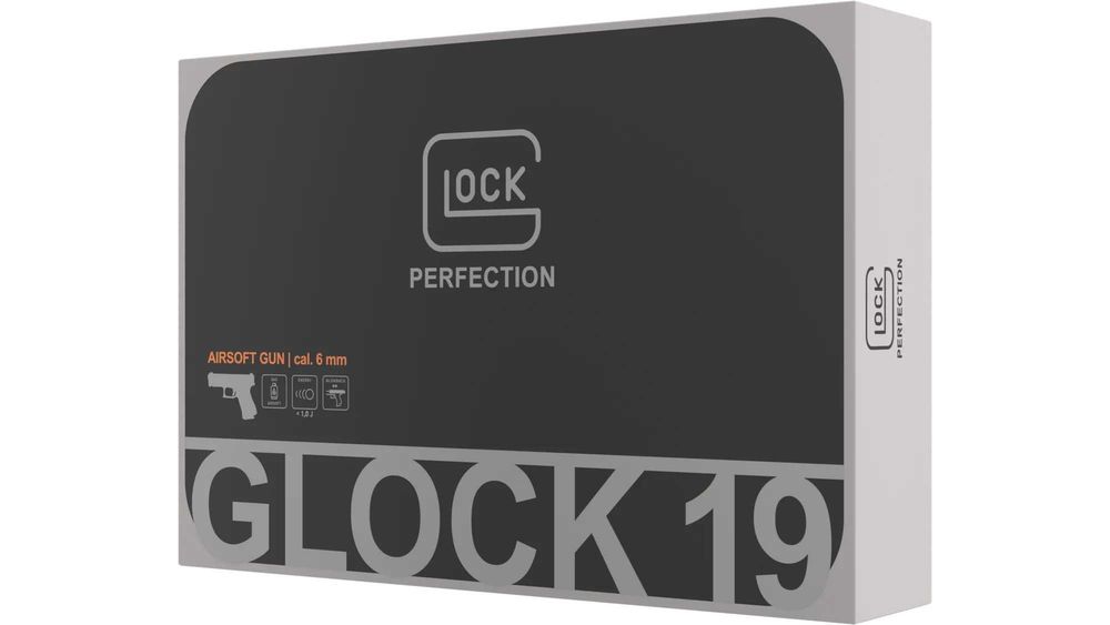 Еърсофт пистолет GLOCK 19 Gen5 (Green Gas Blowback, < 1.0 J)