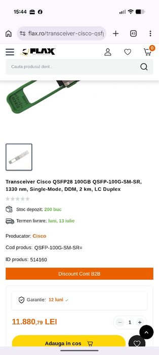 Modul qsfp-100g-sm-sr=