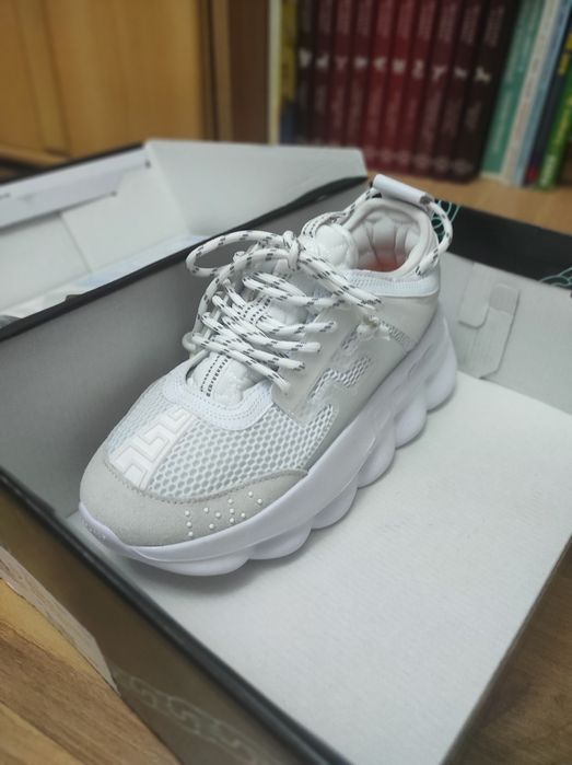 Versace chain reaction triple white