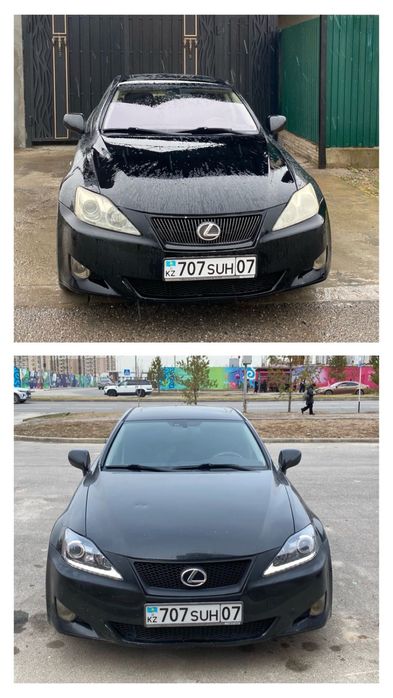 Рестайлинг фары lexus is