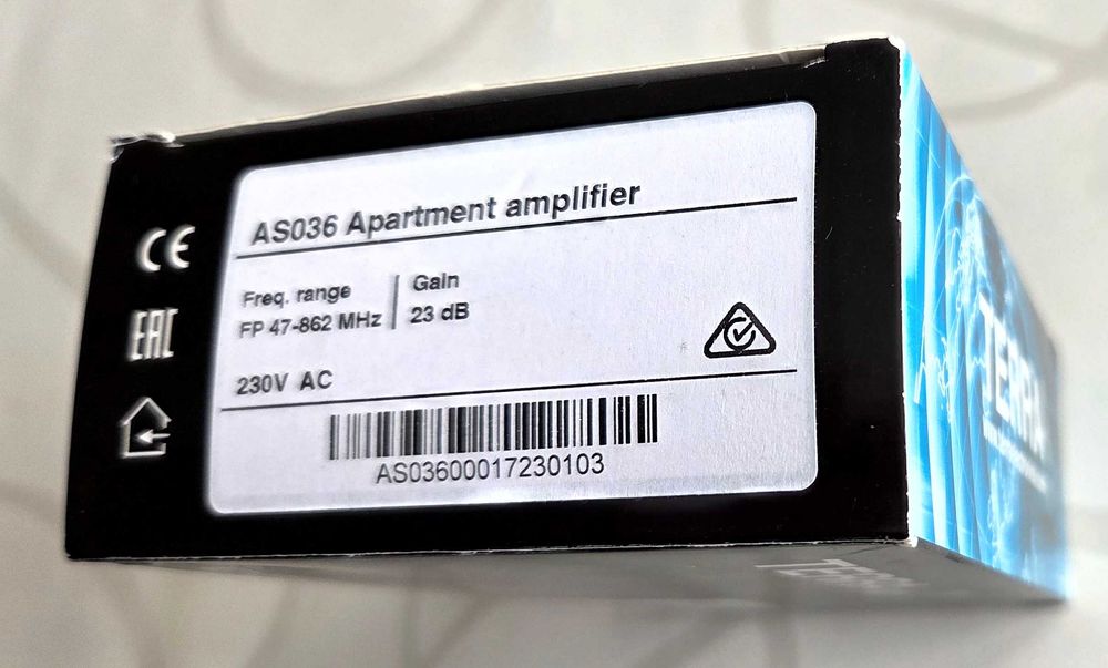 усилвател TERRA AS036 за кабелна и ефирна TV