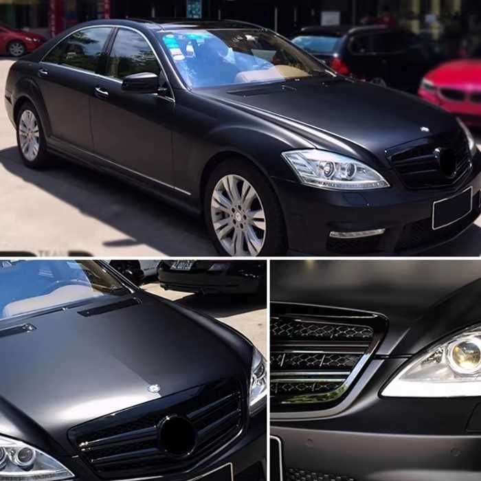 Фолио за облепяне черен мат 1.52m широчина