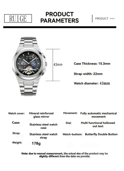 Ceas automatic ruige