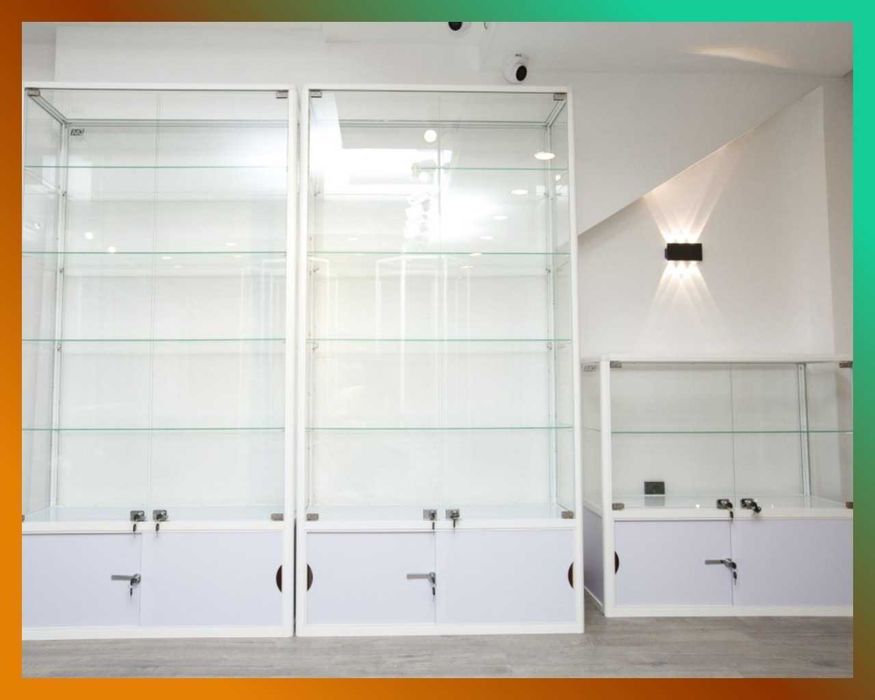 Oynaly prilavkalar, Акция, savdo uskunalari vitrinalar stellajlar