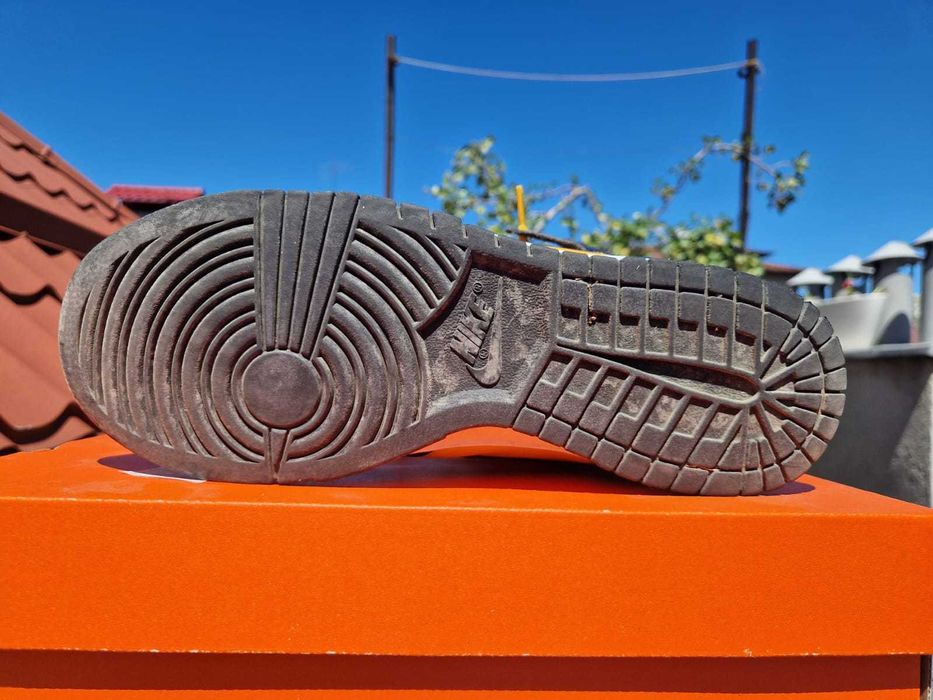 Nike Dunk High University Gold and Black