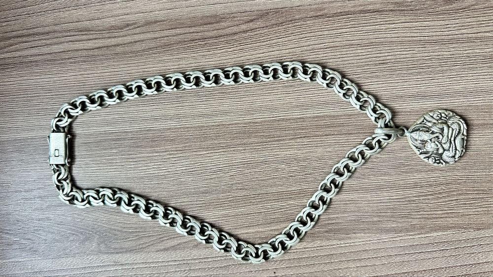 Серебряная цепь плетение Бисмарк