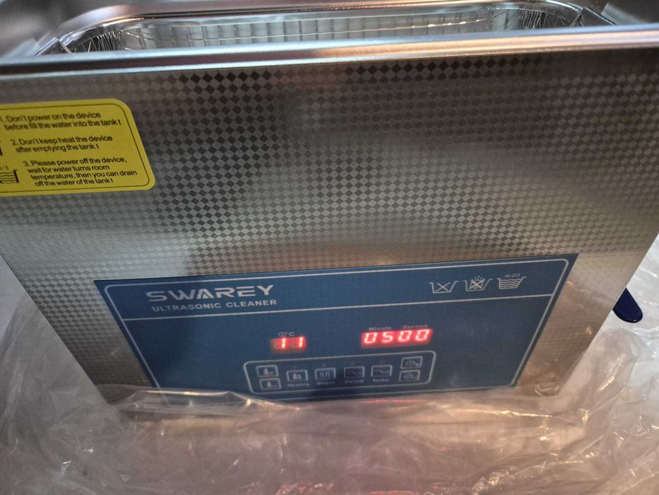 Curatitor Ultrasonic Swarey 6.5L - Incalzire & Robinet - Inox
