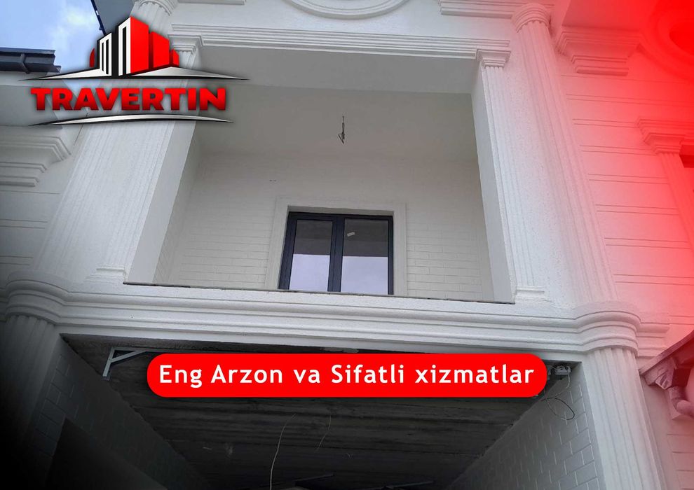 Travertin tosh|narxi|lak|fasad|ustalari|Marmareno|Kartamero|Atachento