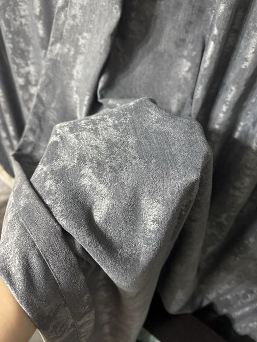 Шторы серые плотные