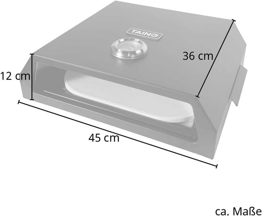 Фурна за пица TAINO за барбекю, камък, фурна за пица, ЛИПСВА ЧАСТ!