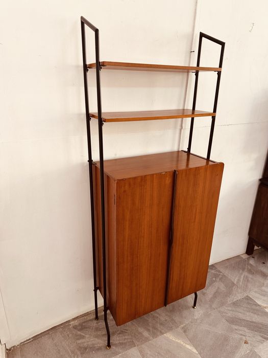 Винтидж италиански шкаф с етажерка – Mid Century (1960-те)