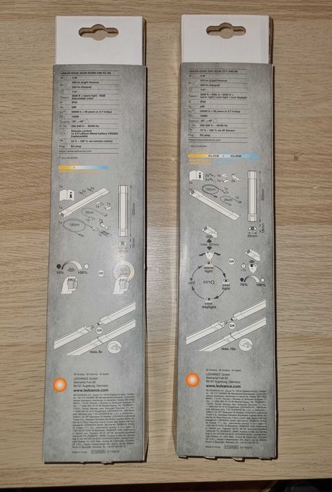 Lampa / Banda LED RGB si CCT cu senzor telecomanda pentru bucatarie