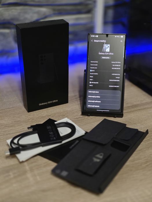 Samsung Galaxy S24 Ultra, 256GB, 12GB RAM, Negru, Ca Nou, Preț fix!