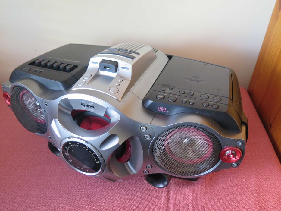 Sony CFD-RG880CP "Xplod" AM/FM Radio CD/USB/MP3/Cassette Player