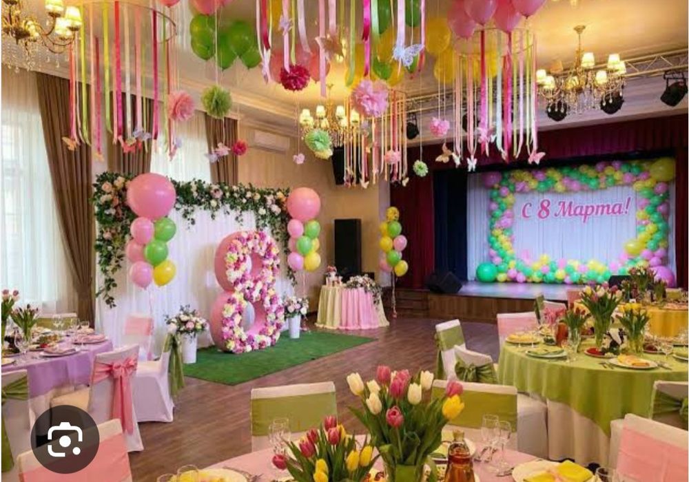 Оформление на 8 марта
