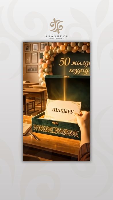 Электронные пригласительные, сайт шакыру