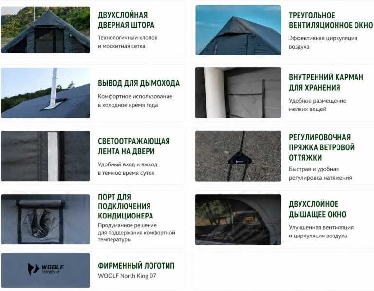 Надувная палатка WOOLF North King 07