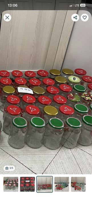 Стеклянные банки 1 - литровые