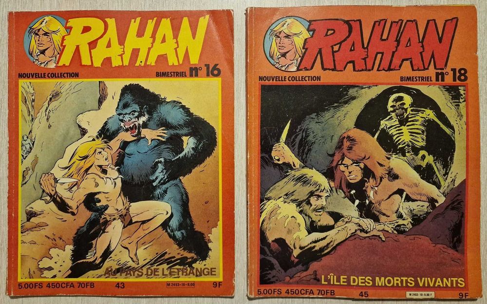 Reviste Rahan Nouvelle Collection, limba franceză, 1978-1982