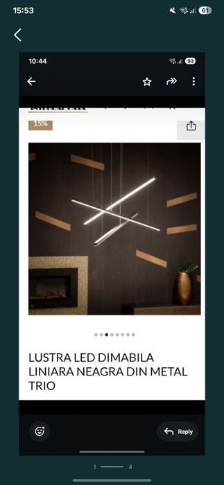 Lustra noua, nefolosita, ne montata