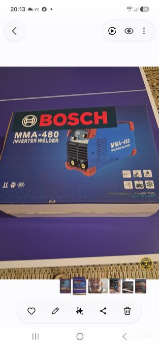 Сварочный инвертор ММА-480.BOSCH