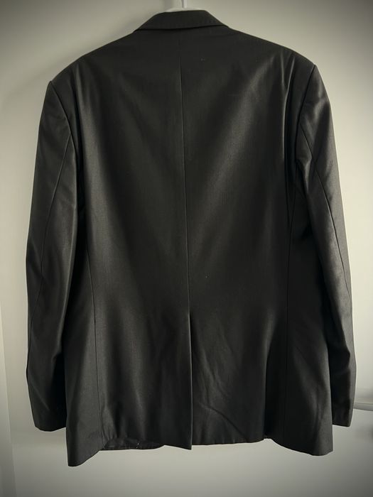 Costum Elegant Negru Palmiro Rossi, 2 Piese (Sacou & Pantaloni) - Măsura 48 (Drop 6)