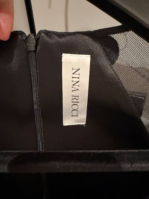 Nina Ricci polka dot рокля, FR36