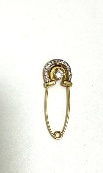 Булавка золотая 585 пробы