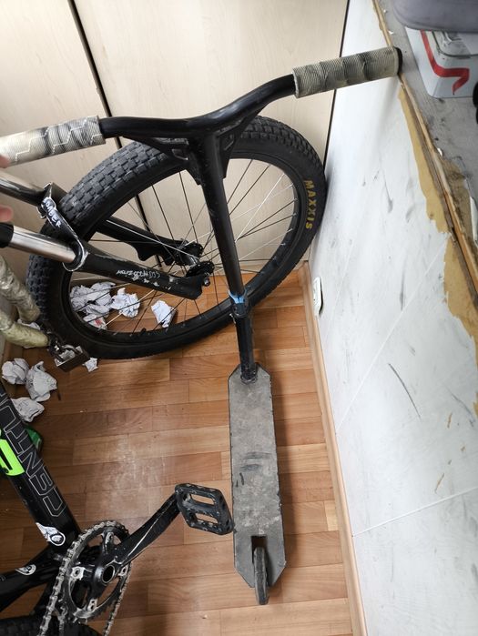 детский трюковой самокат