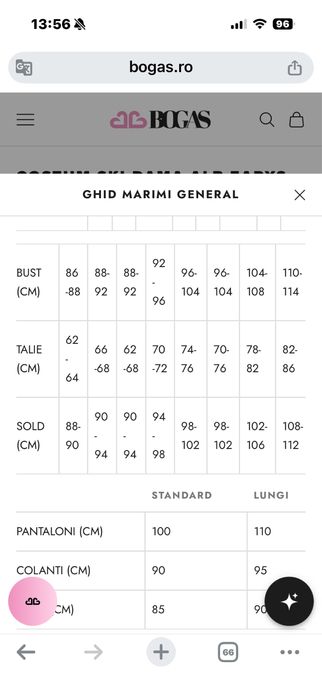 Pantaloni schi Bogas