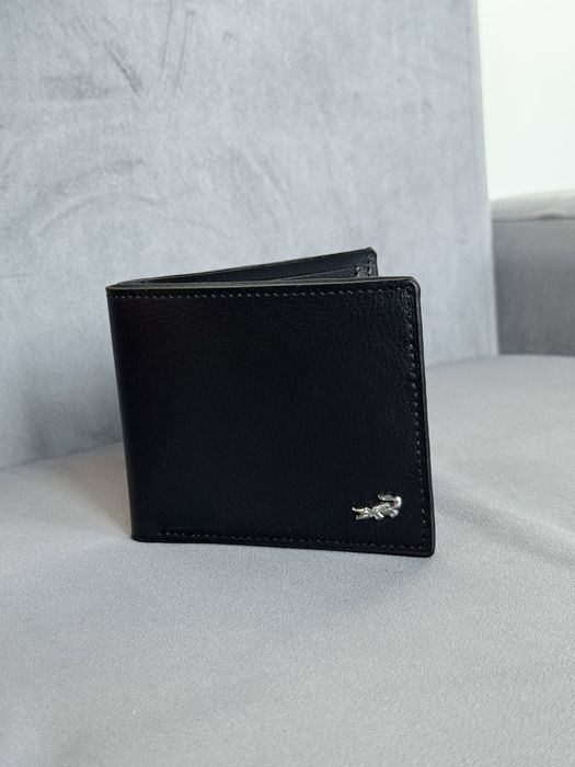 Portofel din Piele Neagra Lacoste unisex