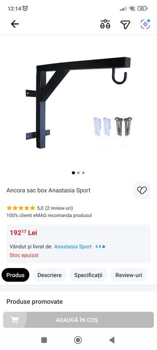Sac de box+suport